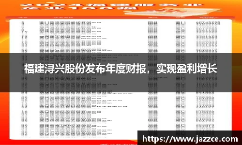 福建浔兴股份发布年度财报，实现盈利增长
